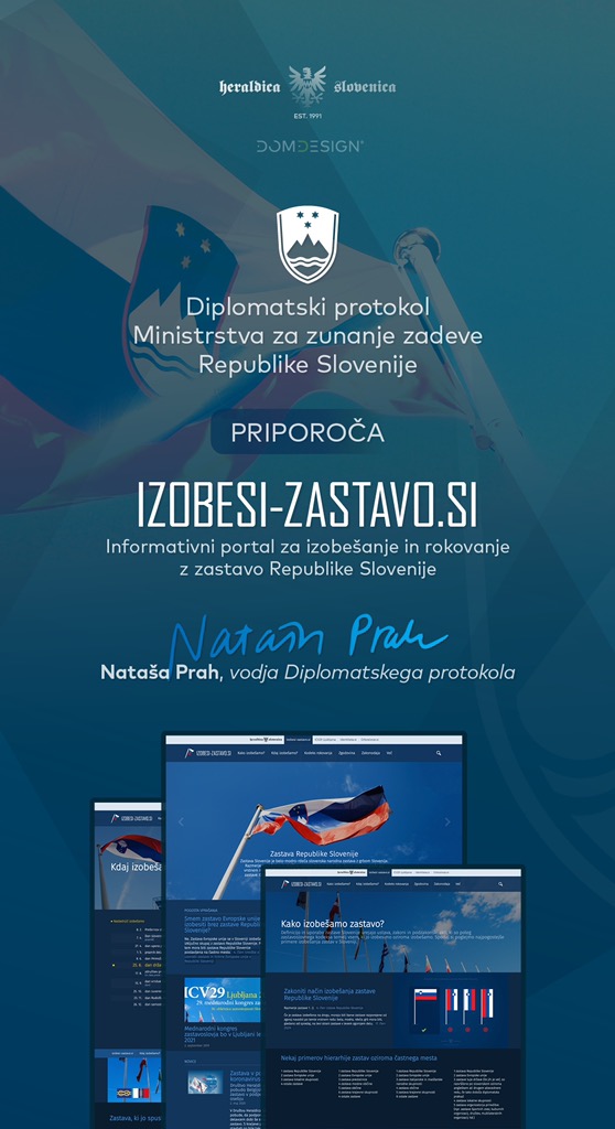 Diplomatski protokol priporoča Izobesi-zastavo.si