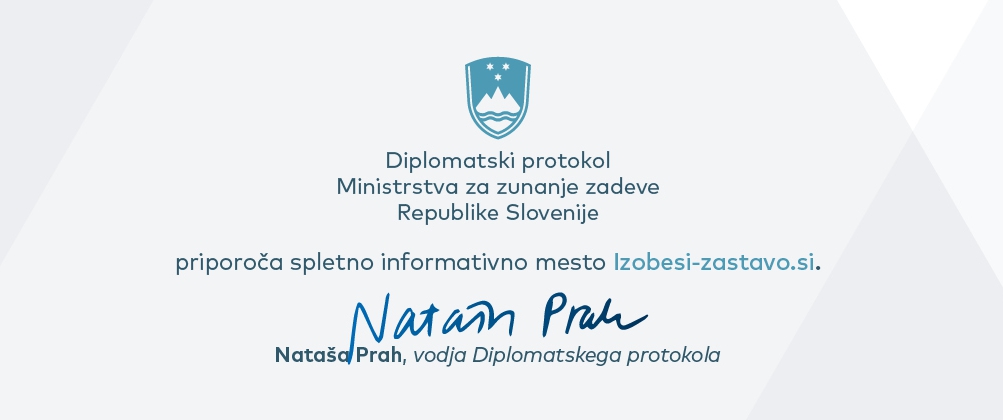 Diplomatski protokol MZZ priporoča Izobesi-zastavo.si