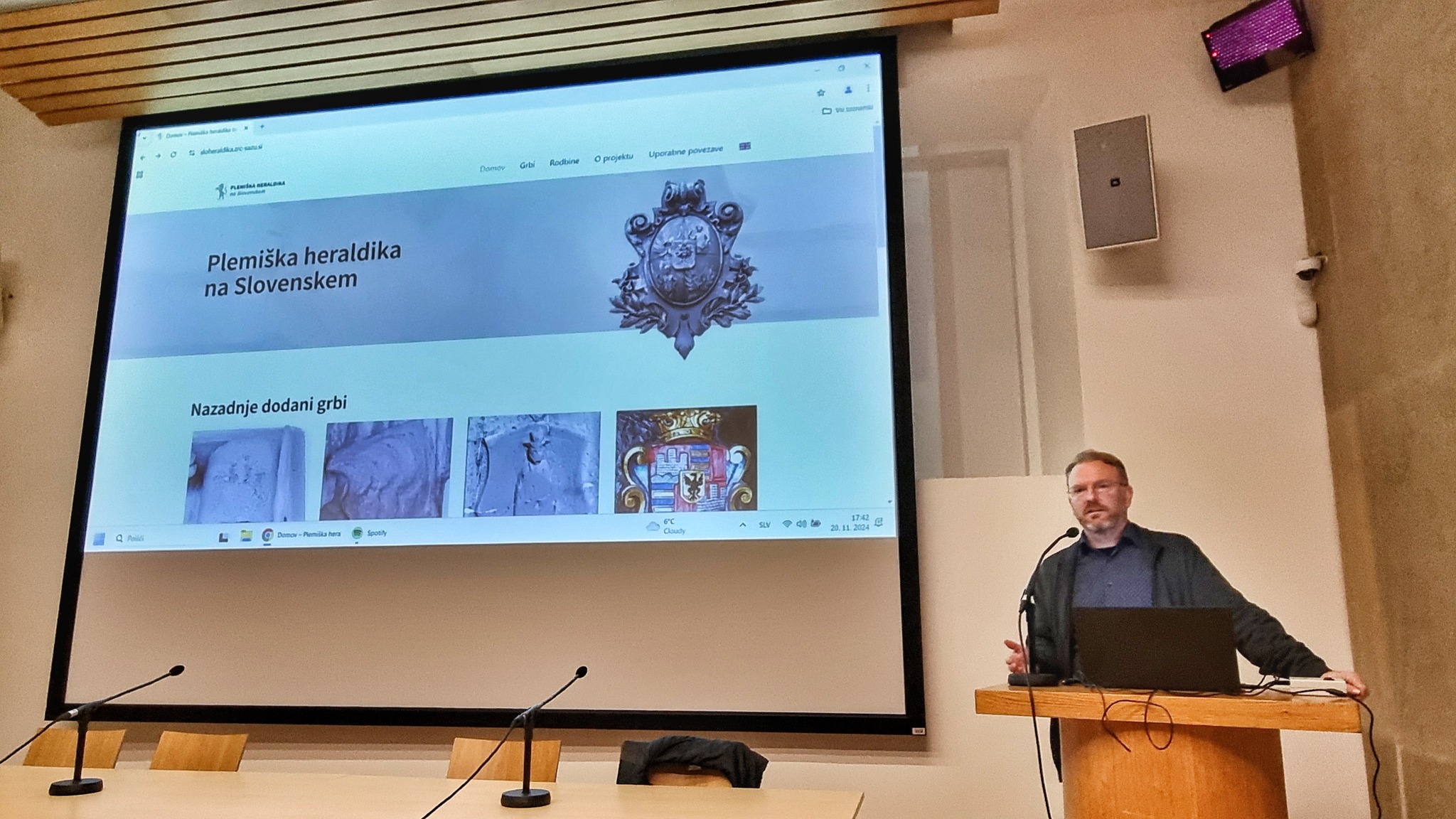 Predstavitev portala Plemiška heraldika na Slovenskem
